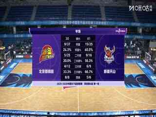 WCBA常规赛A组 北京首钢园VS新疆天山 20251202